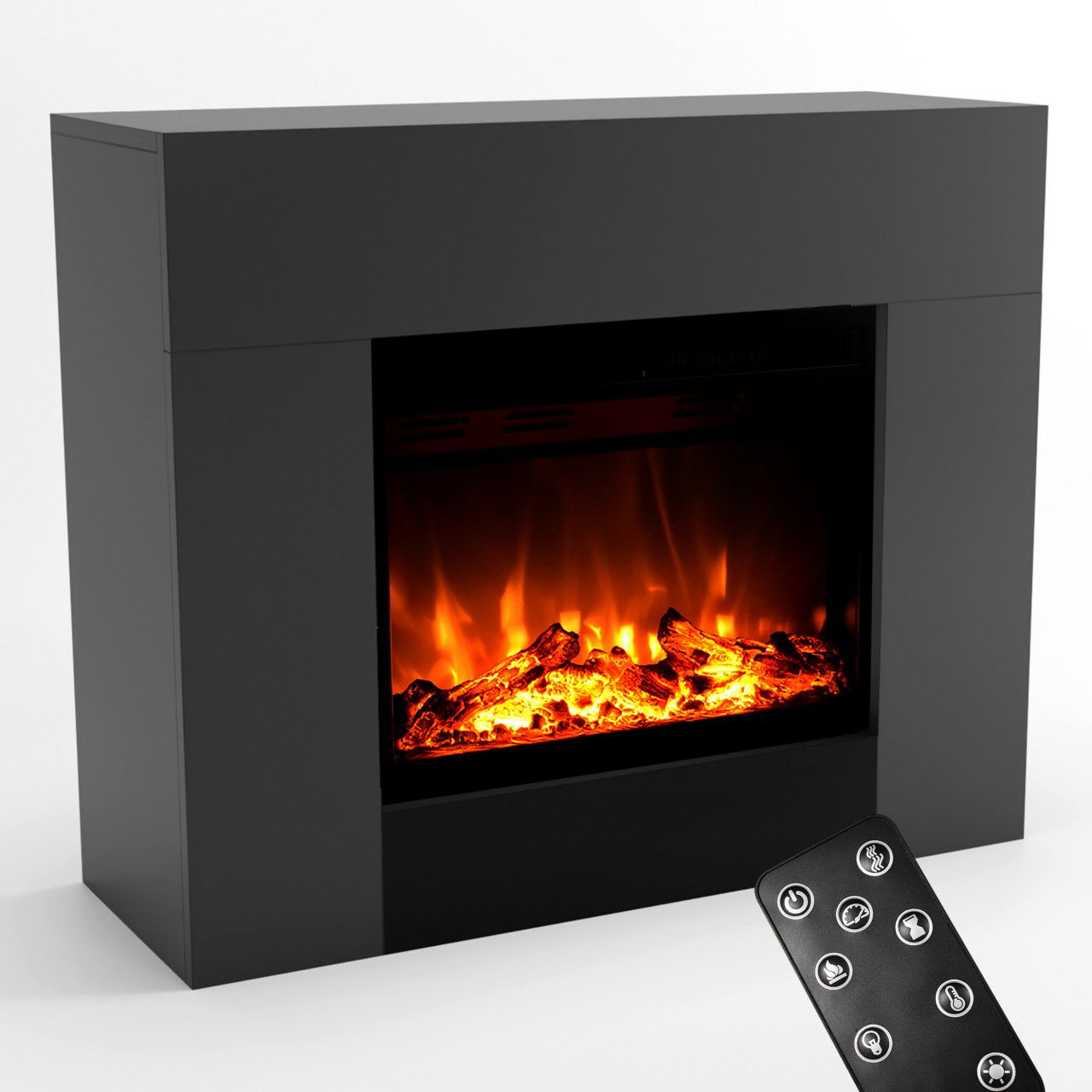 Glow Fire Metis Grau Elektrokamin