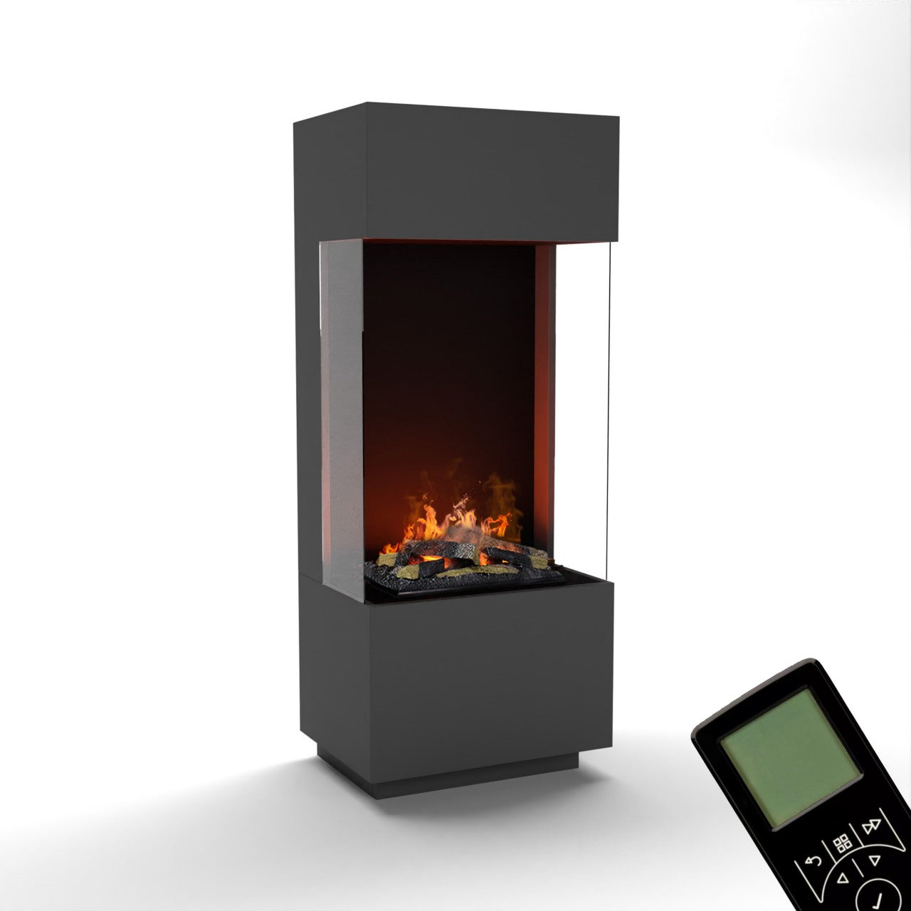 Glow Fire OGF 1 Grau Elektrokamin mit Wasserdampf