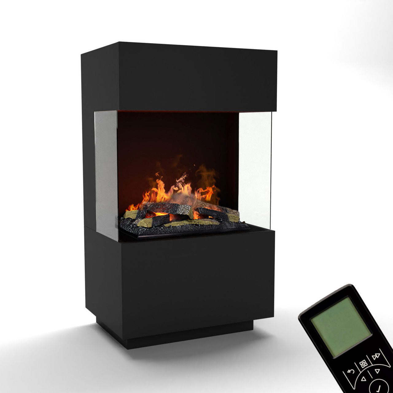 Glow Fire OGF1 Mini Schwarz Elektrokamin mit Wasserdampf