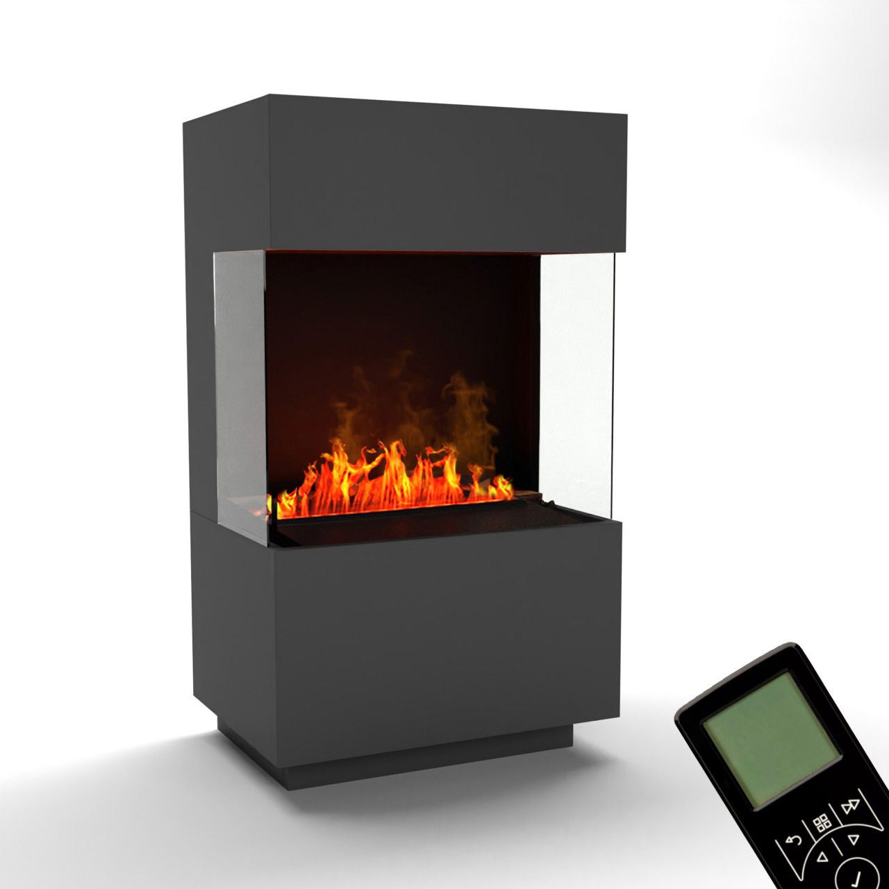 Glow Fire OGF1 Mini Grau Elektrokamin mit Wasserdampf