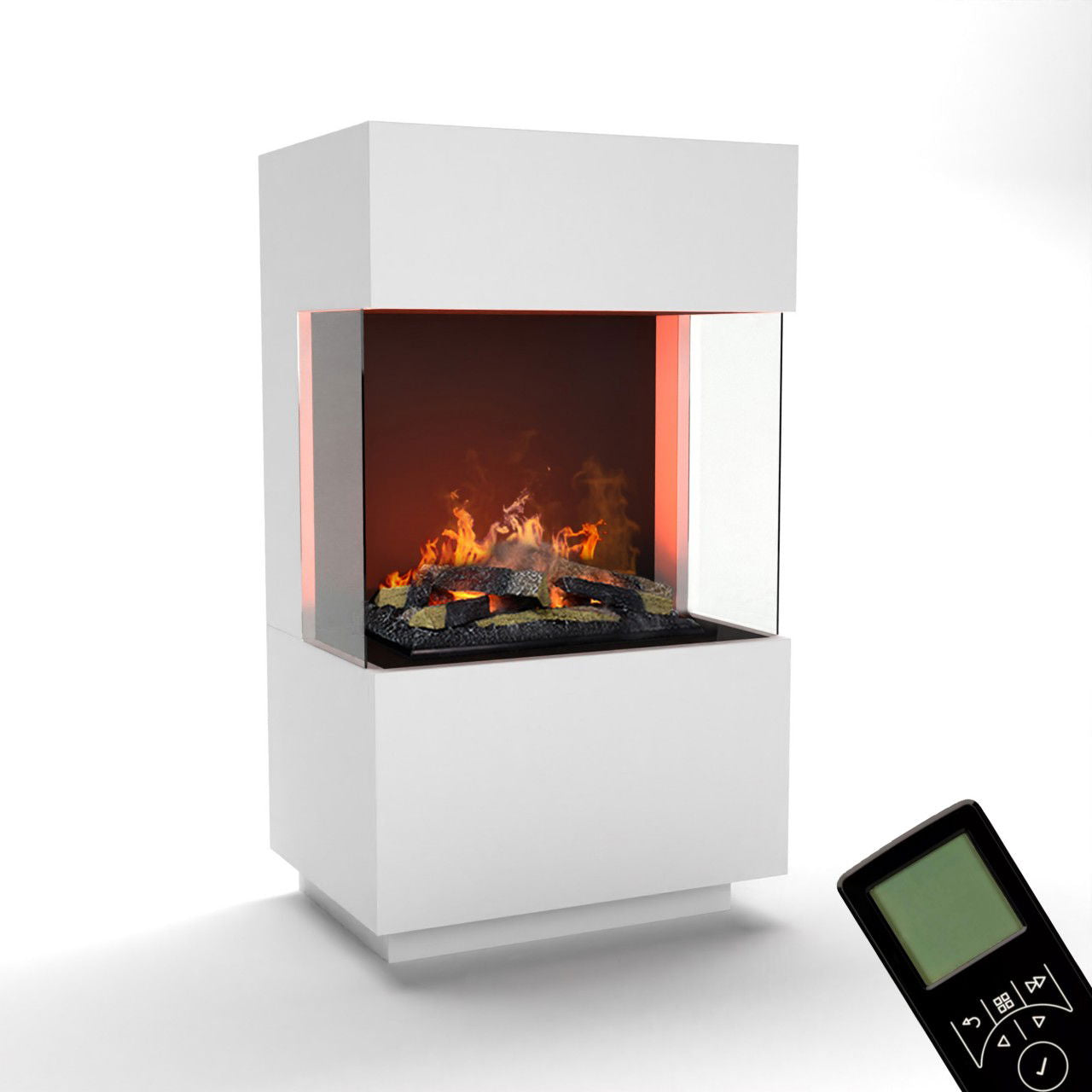 Glow Fire OGF1 Mini Weiß Elektrokamin mit Wasserdampf