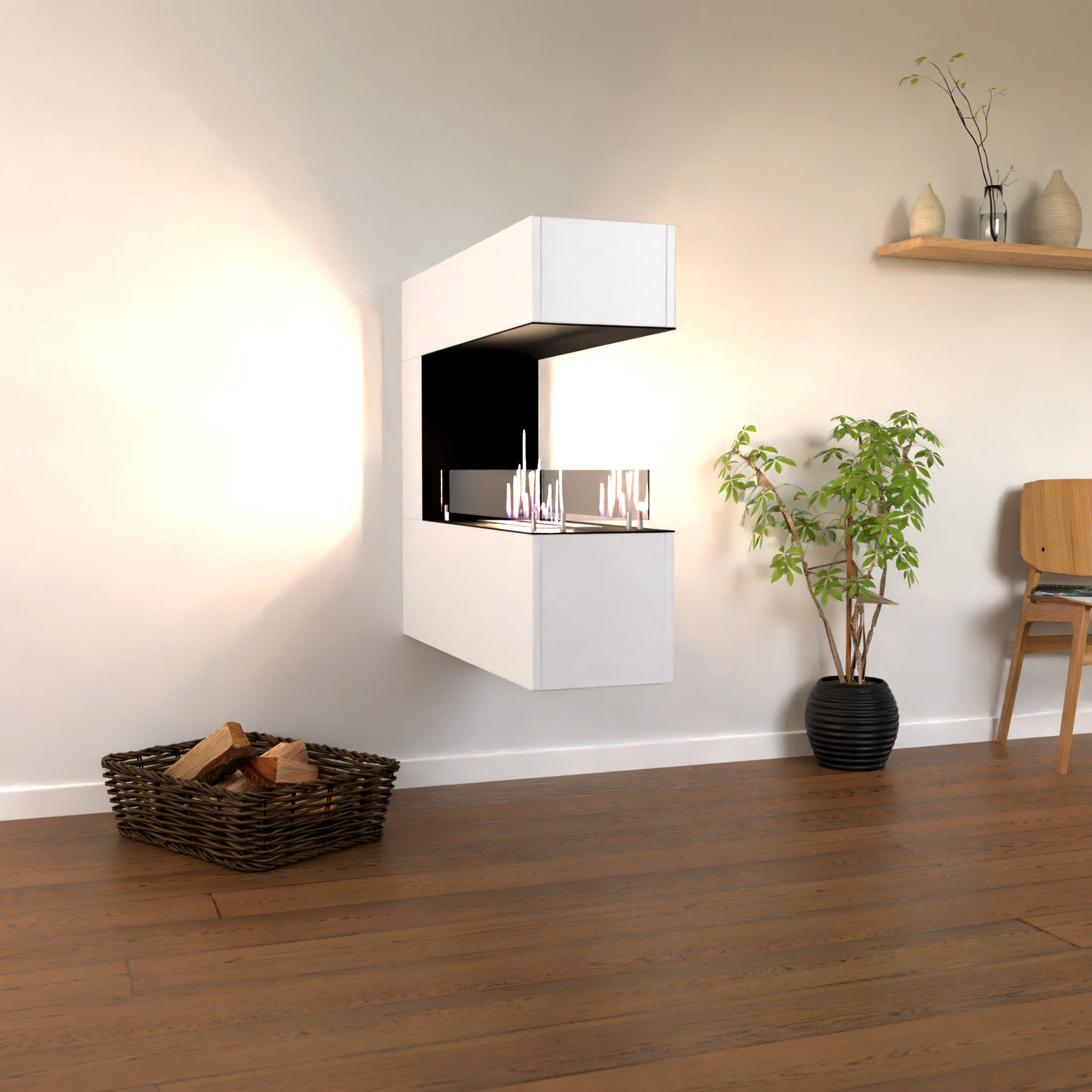 Glow Fire Orkland Wall Ethanolkamin