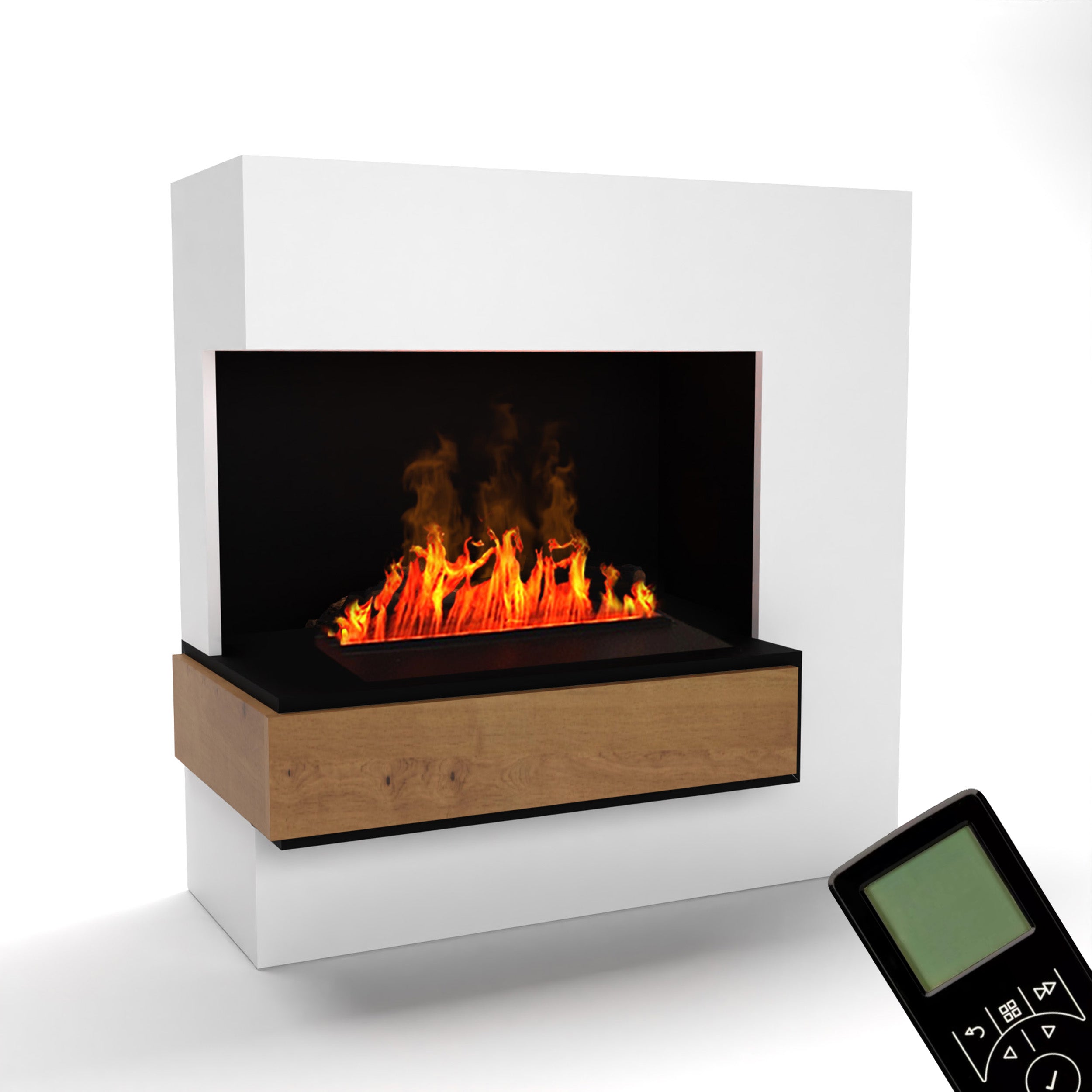 Glow Fire Planck Hoch Elektrokamin