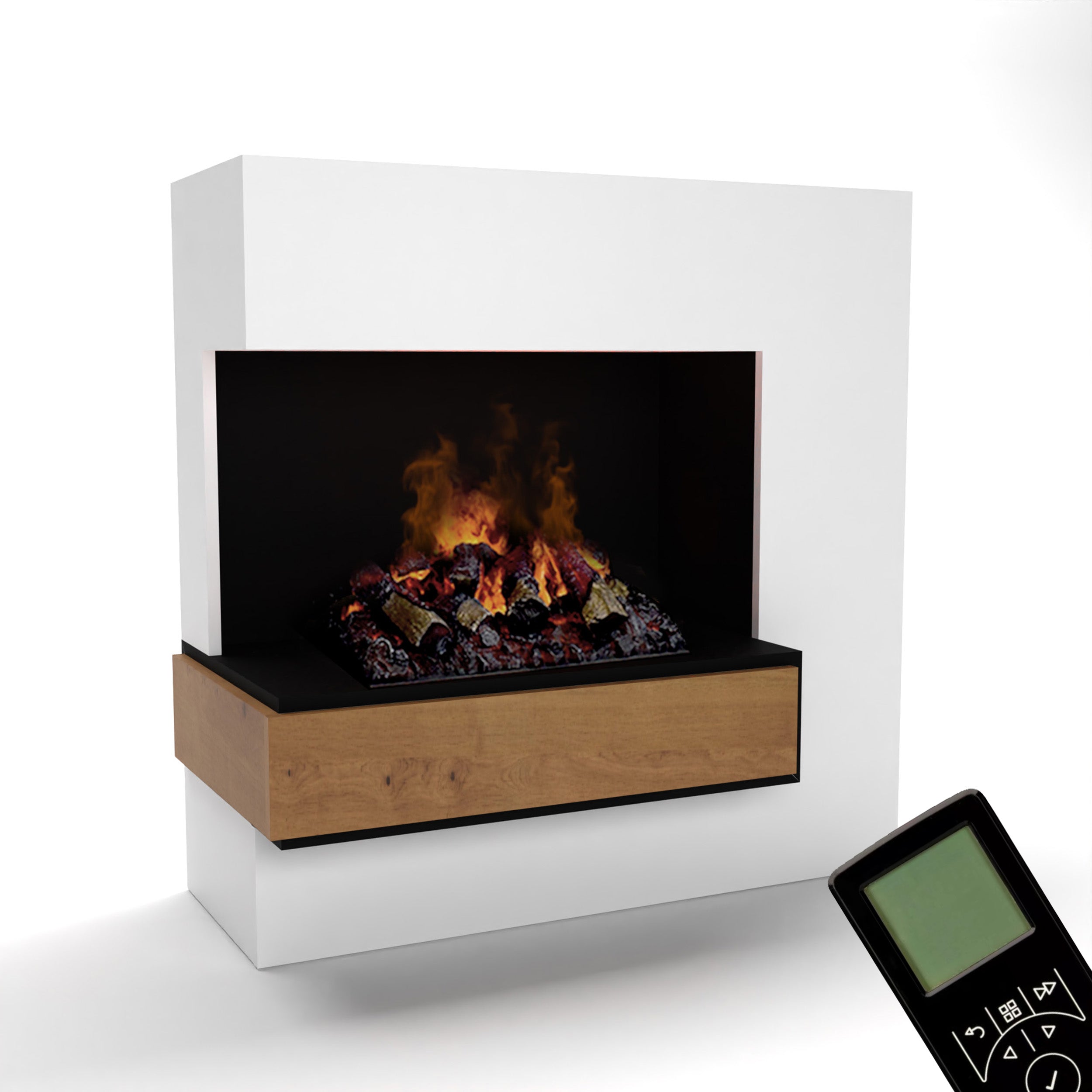 Glow Fire Planck Hoch Elektrokamin