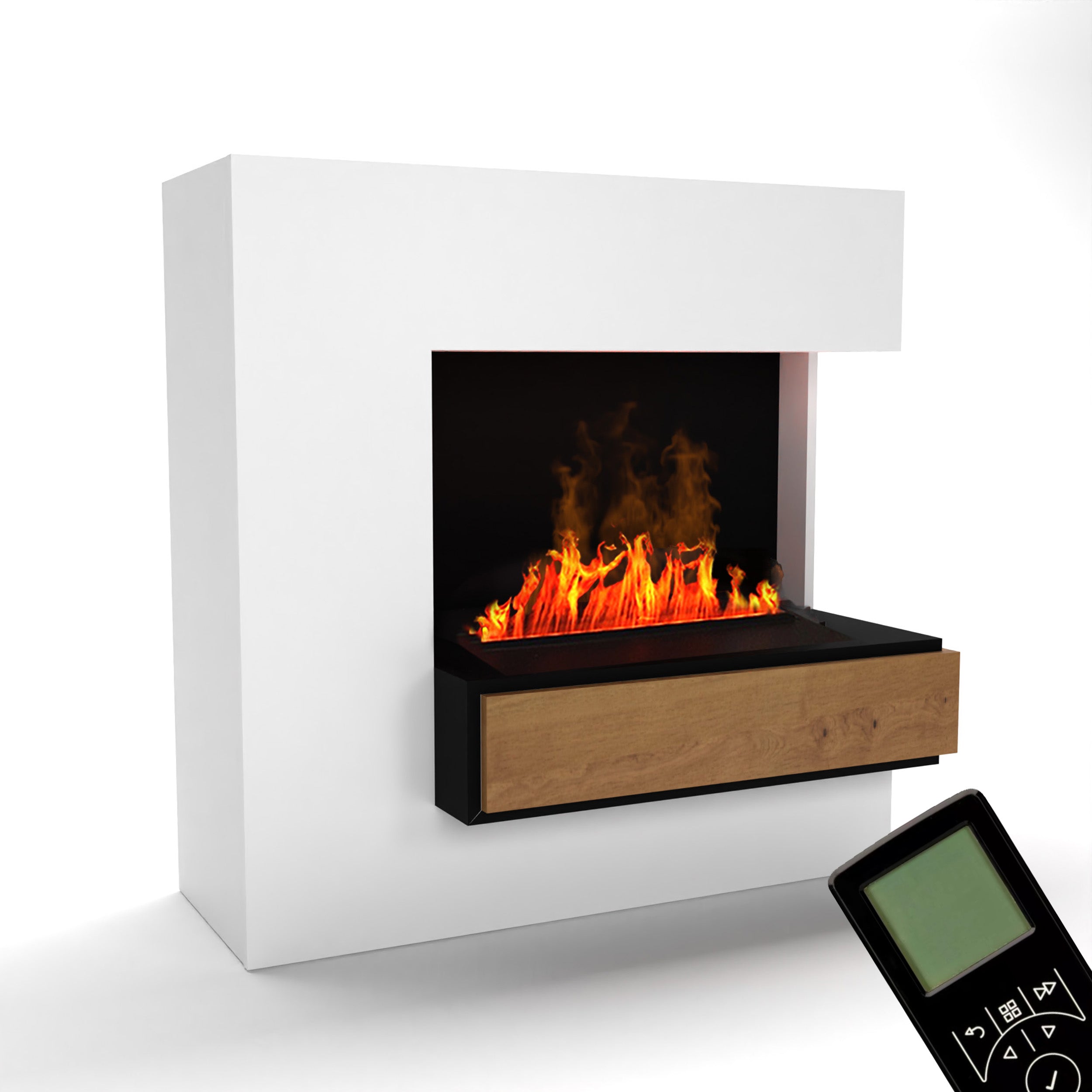 Glow Fire Planck Hoch Elektrokamin