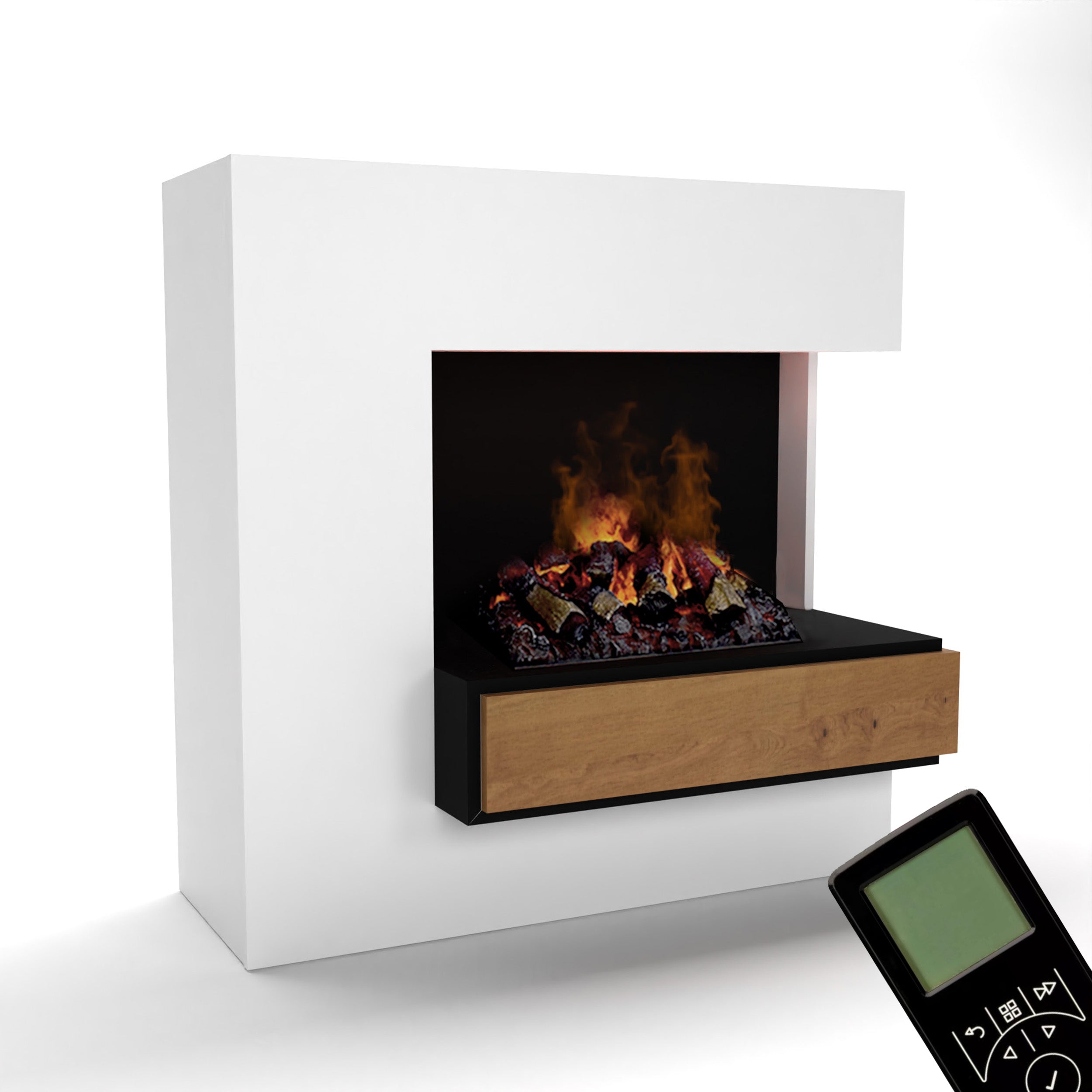 Glow Fire Planck Hoch Elektrokamin