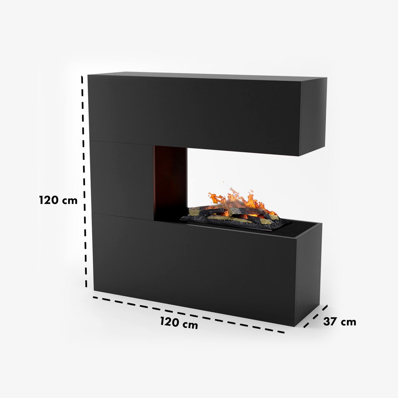 Glow Fire Schiller Elektrokamin mit Wasserdampf