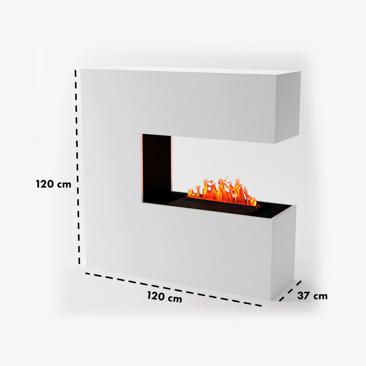 Glow Fire Schiller Elektrokamin Opti-Myst Cassette 500 ohne Holzdekoration