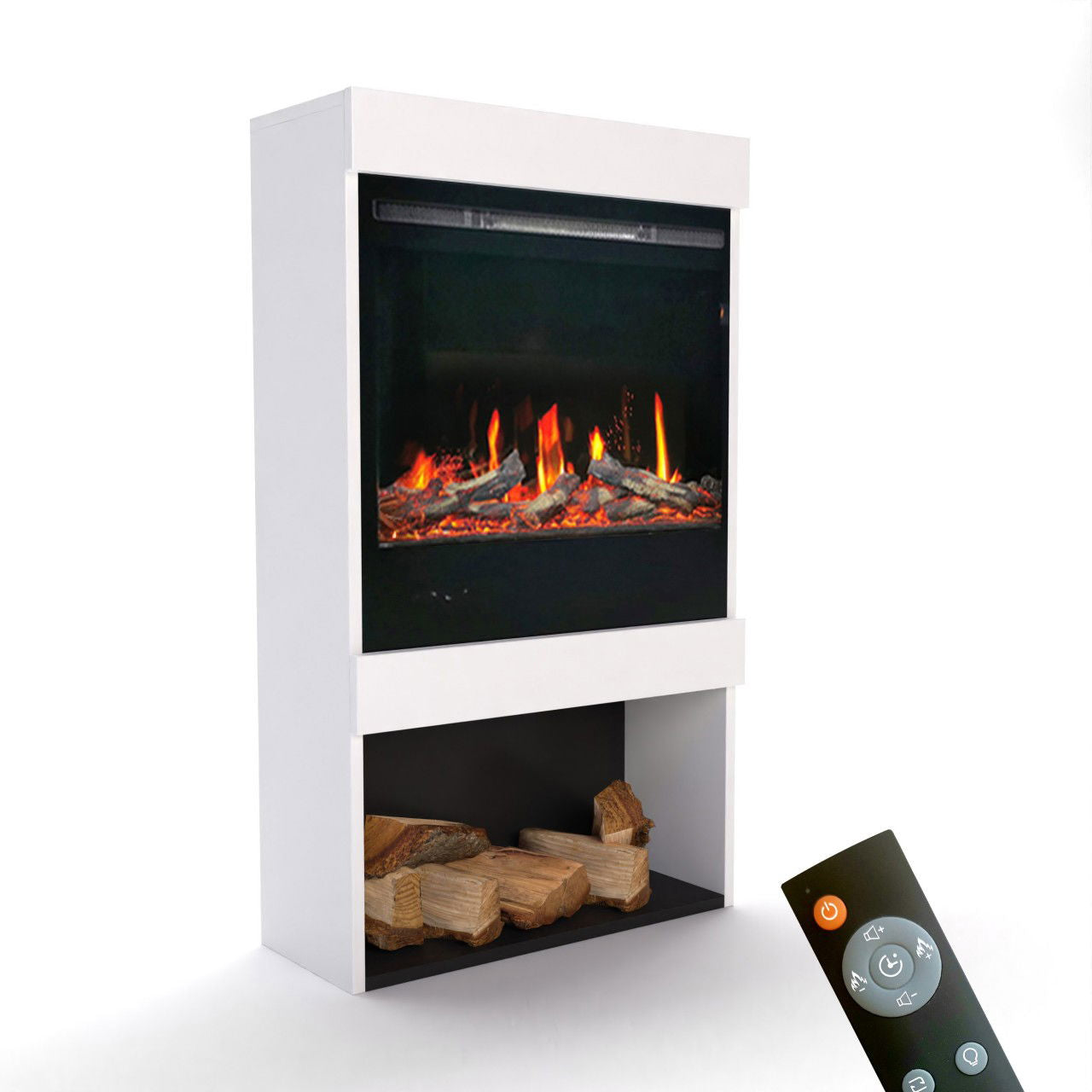 Glow Fire SCM-1 Elektrokamin Weiß