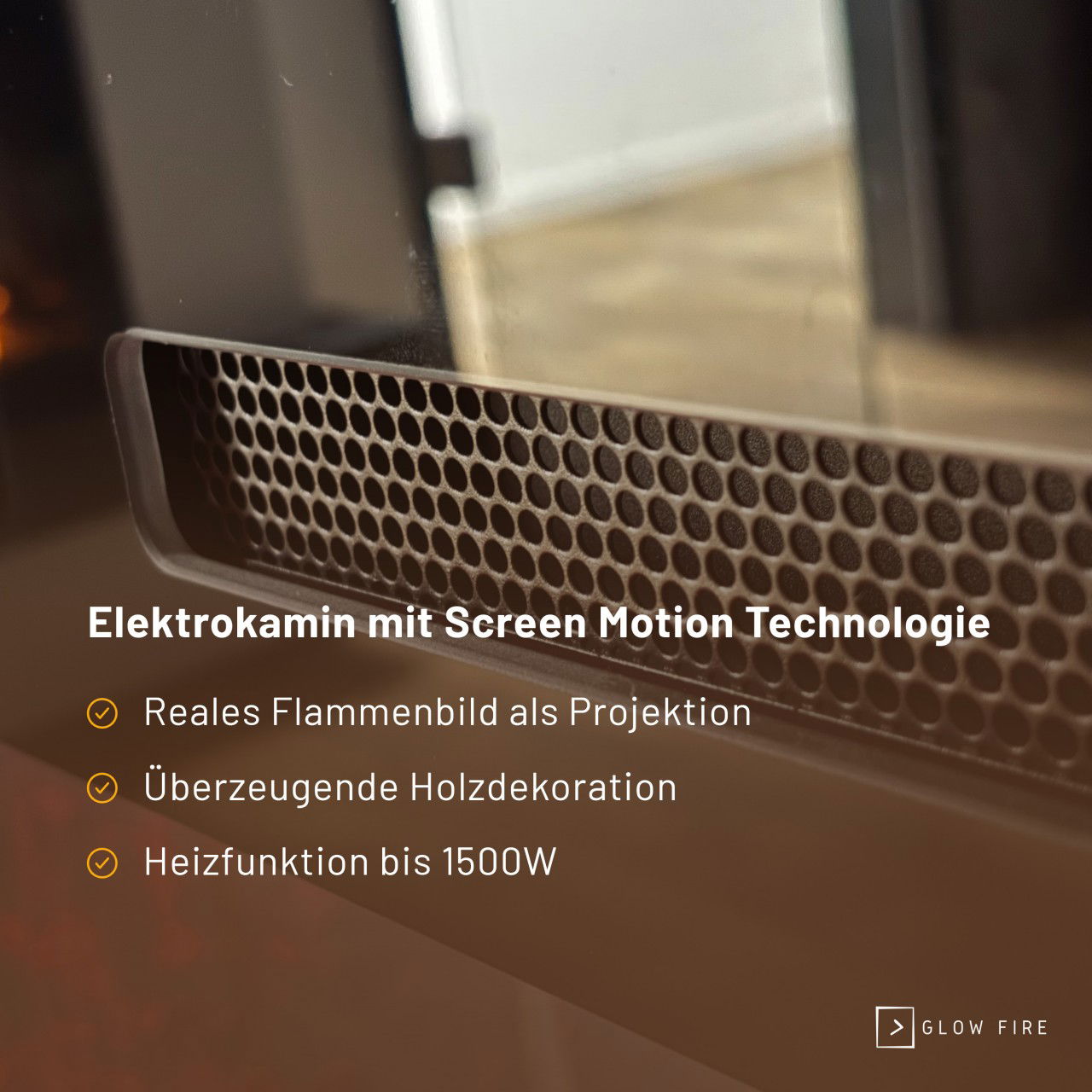 Glow Fire SCM-5 Schwarz Elektrokamin