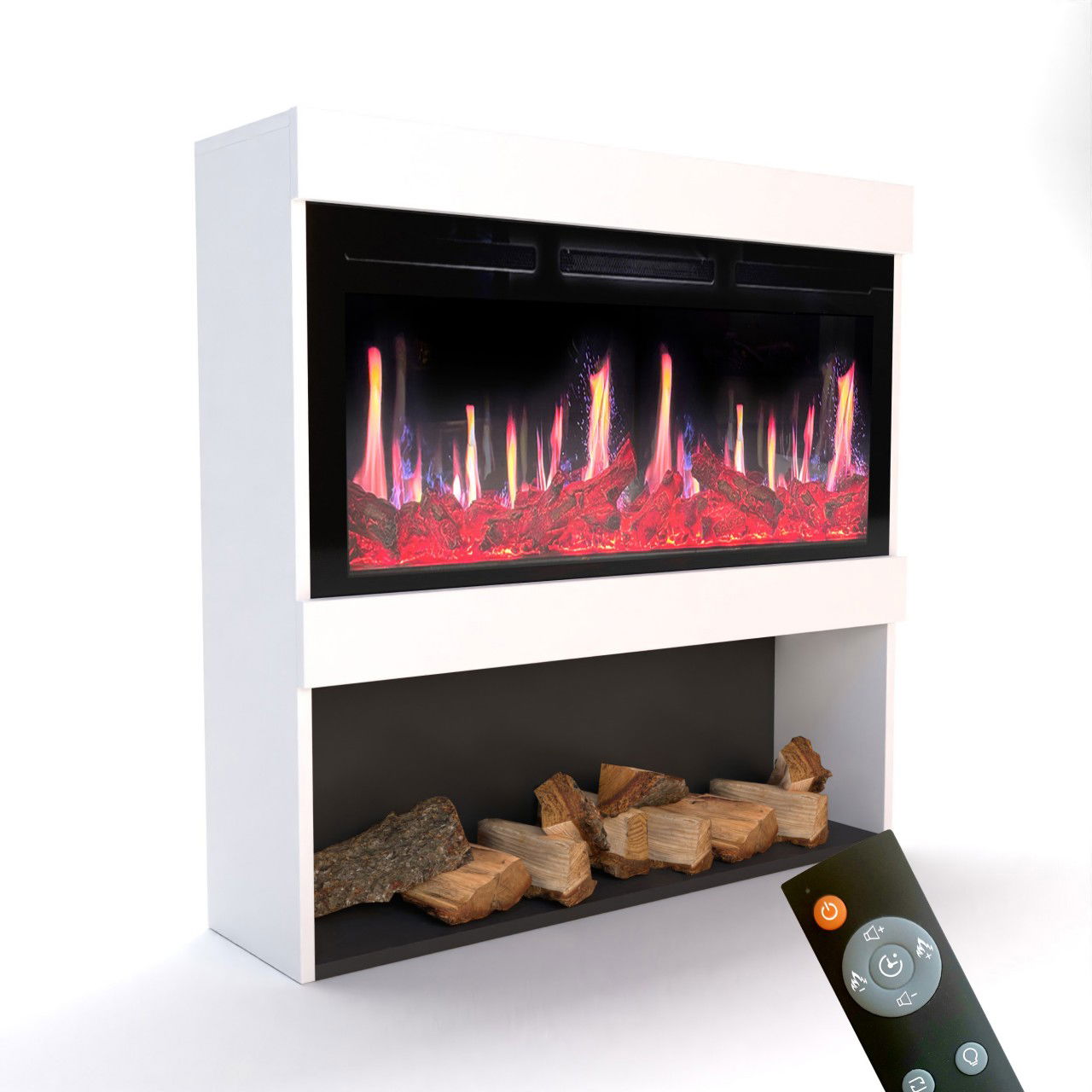 Glow Fire SCM-2 Elektrokamin Weiß