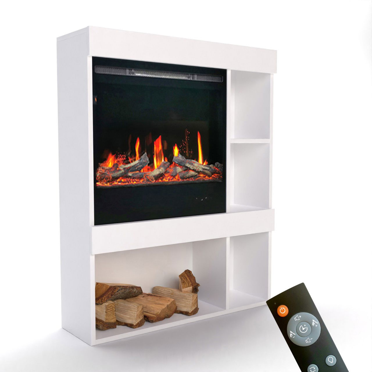 Glow Fire SCM-3 Elektrokamin Weiß