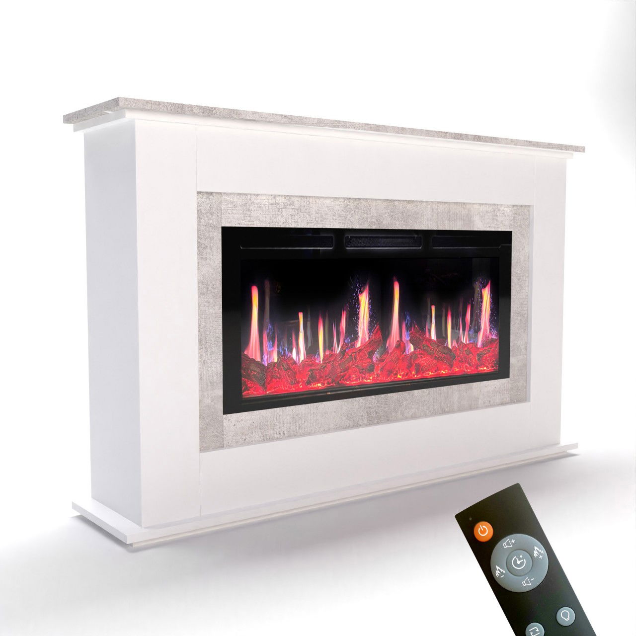 Glow Fire SCM-4 Elektrokamin Weiß