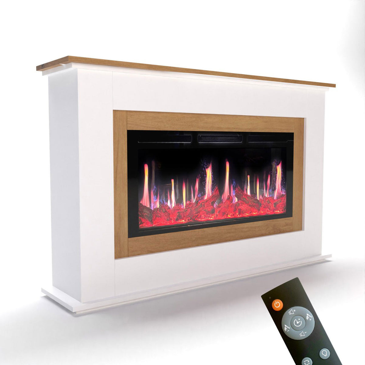 Glow Fire SCM-4 Elektrokamin Weiß
