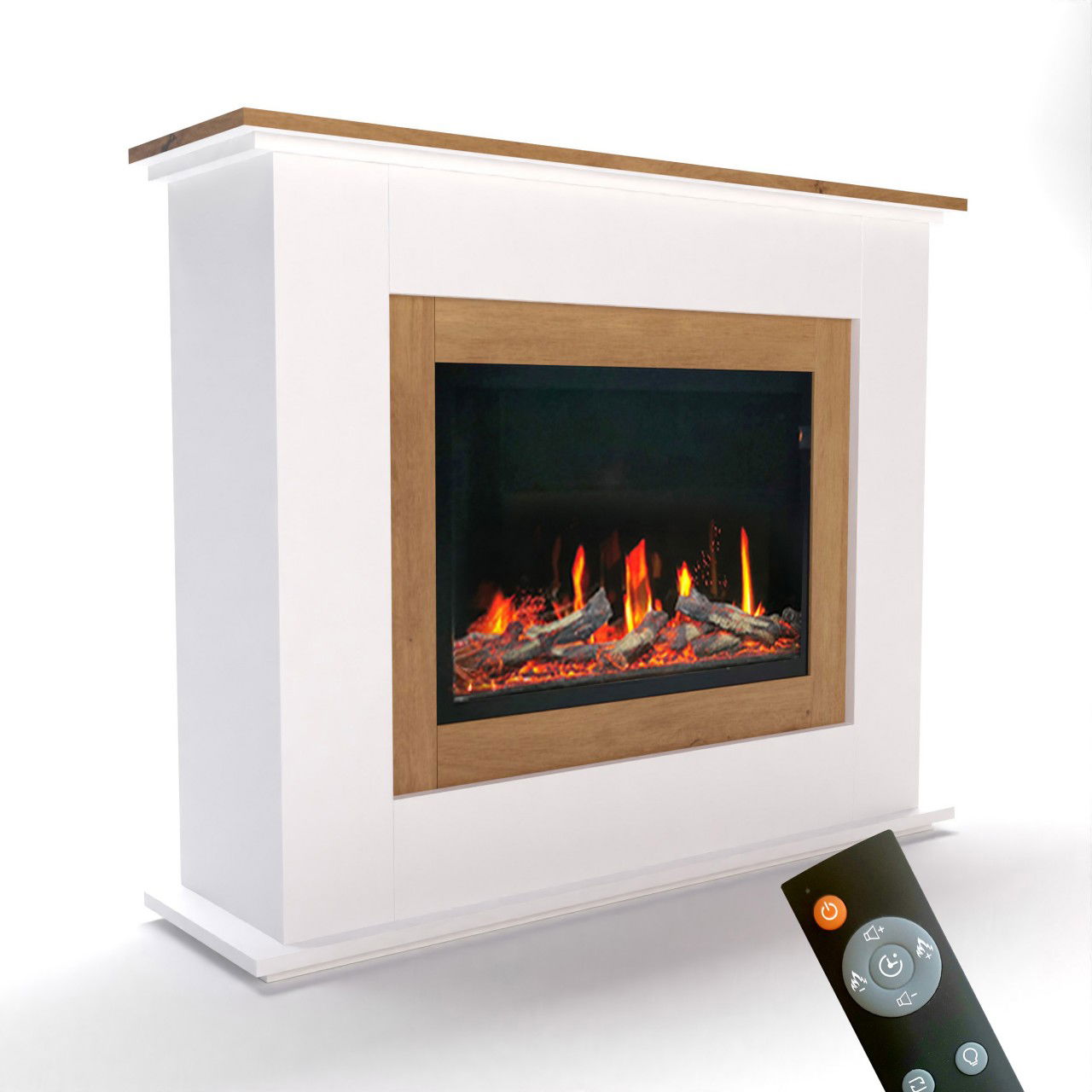 Glow Fire SCM-5 Elektrokamin Weiß