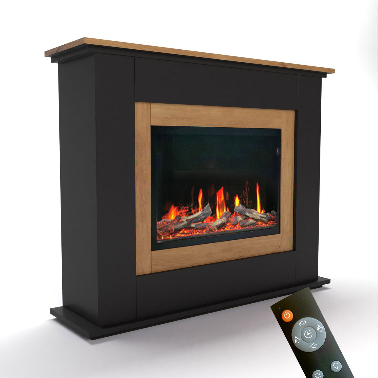 Glow Fire SCM-5 Schwarz Elektrokamin