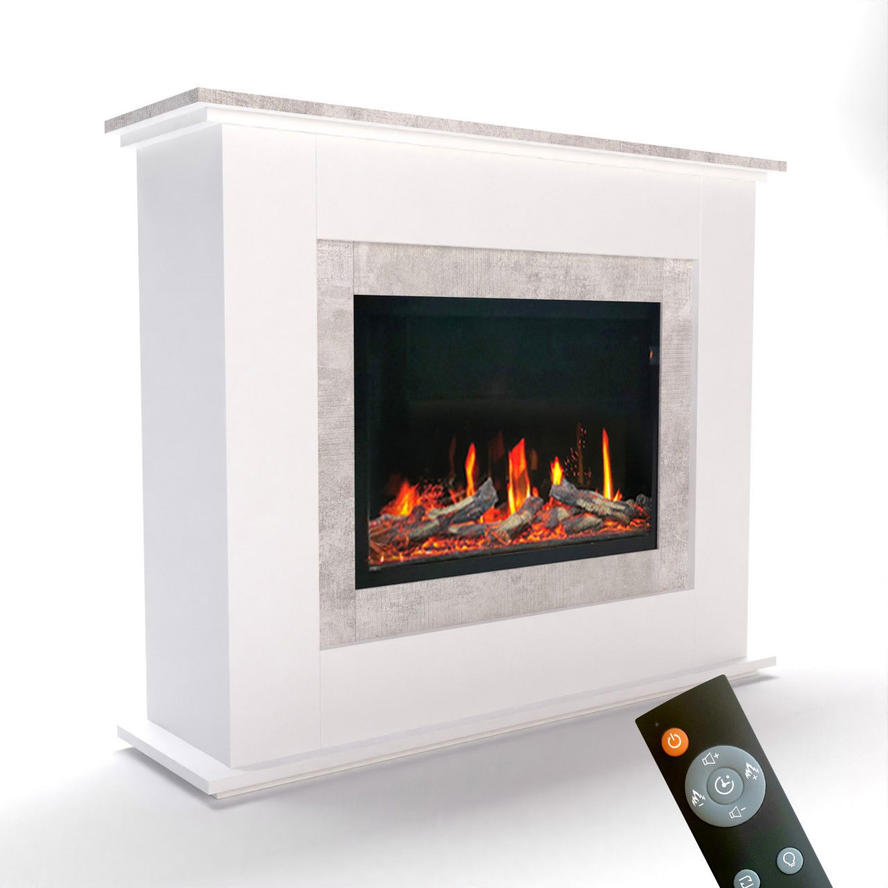 Glow Fire SCM-5 Elektrokamin Weiß