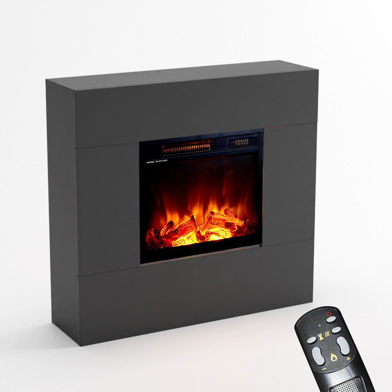 Kaminlicht NEO 1 Grau Elektrokamin