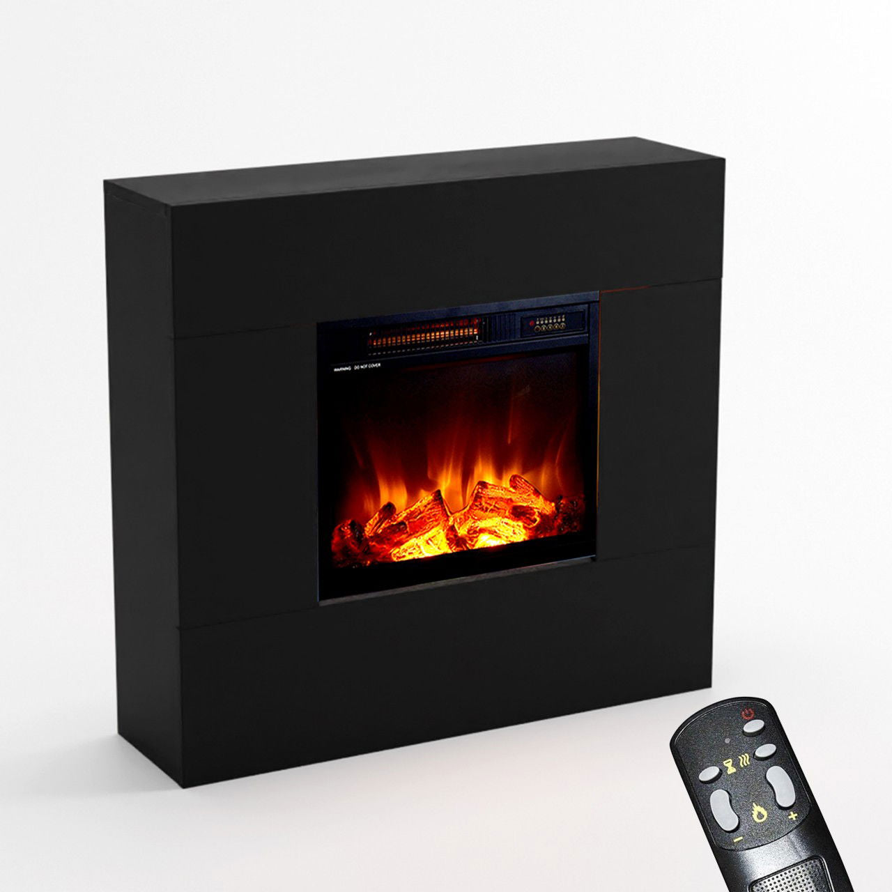 Kaminlicht NEO 1 Schwarz Elektrokamin