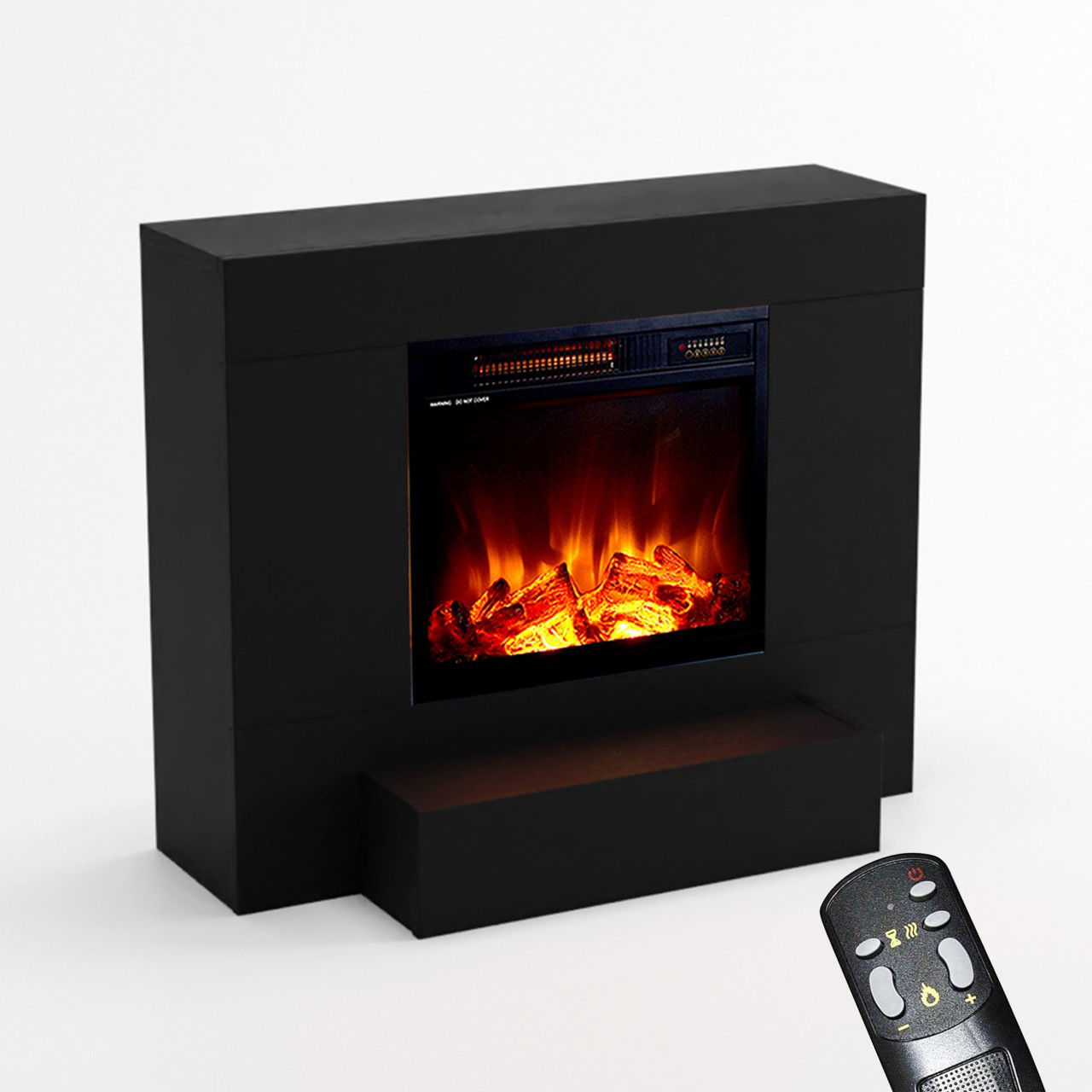 Kaminlicht NEO 5 Schwarz Elektrokamin