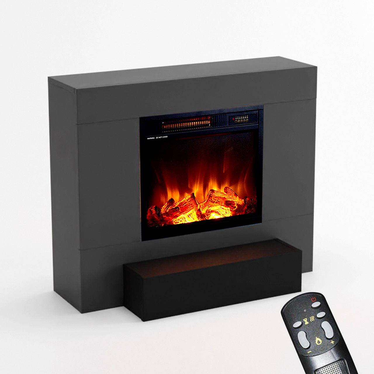 Kaminlicht NEO 5 Grau Elektrokamin