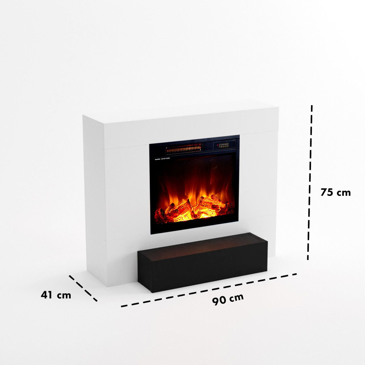 Kaminlicht NEO 5 Weiß Elektrokamin