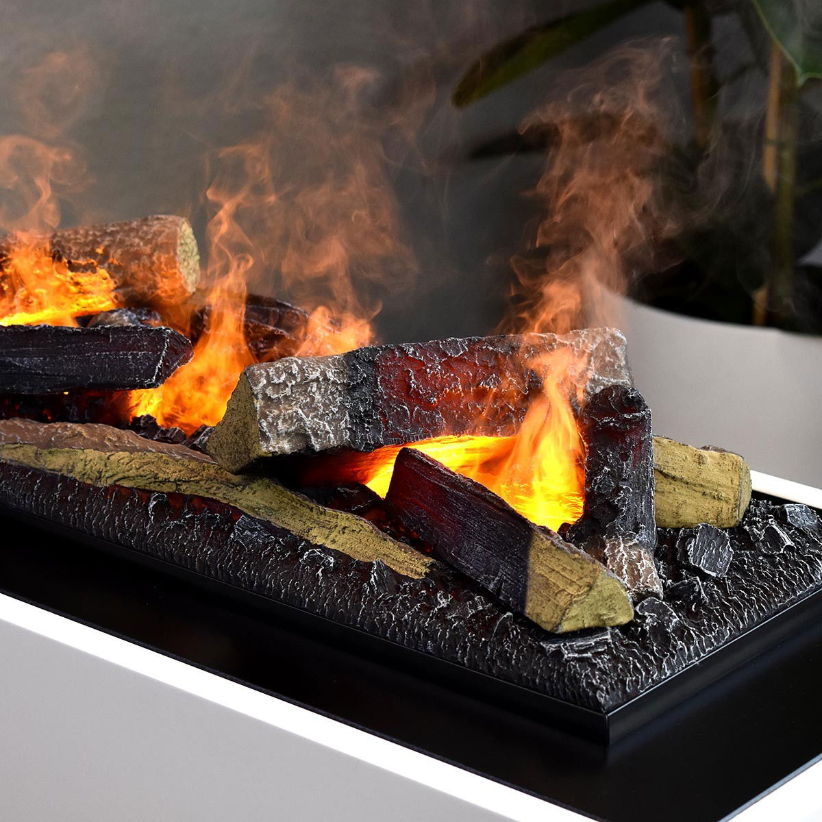 Glow Fire Mozart Weiß Elektrokamin mit Wasserdampf