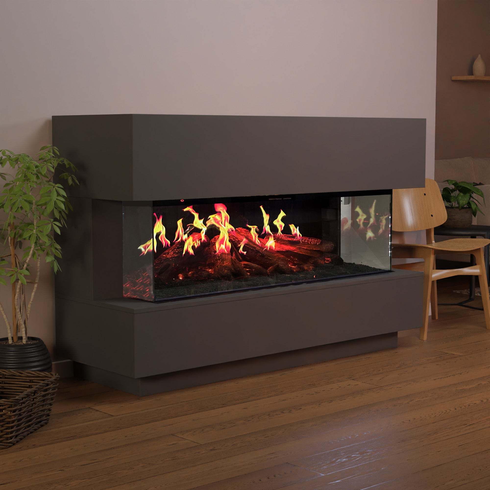 Cheminée électrique Glow Fire HG1 avec feu holographique