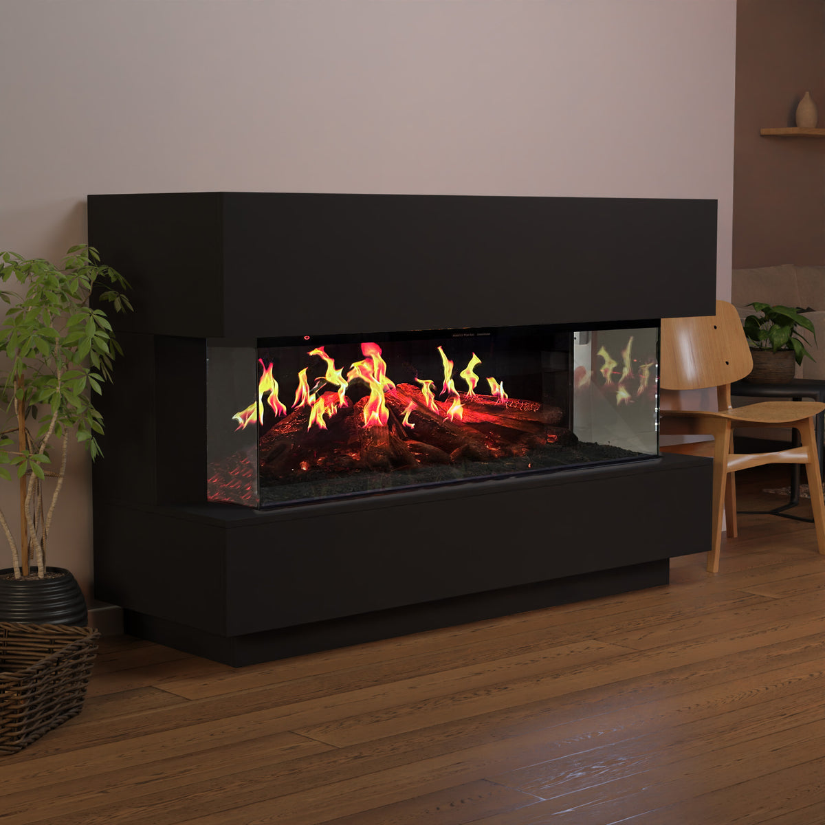 Cheminée électrique Glow Fire HG1 avec feu holographique