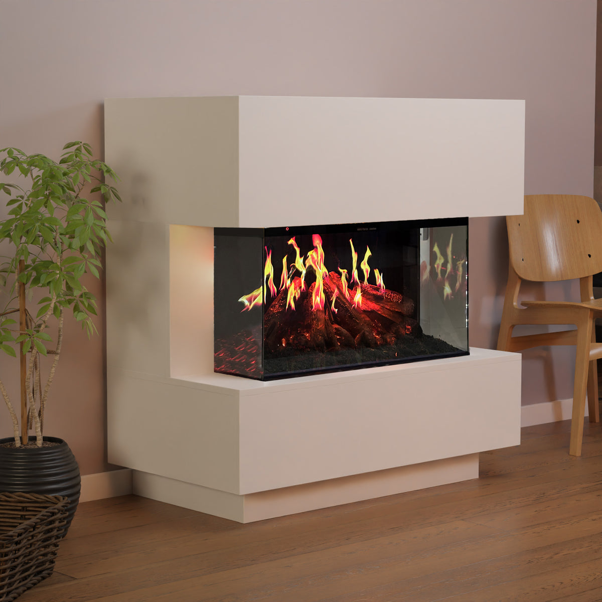 Cheminée électrique Glow Fire HG1 avec feu holographique