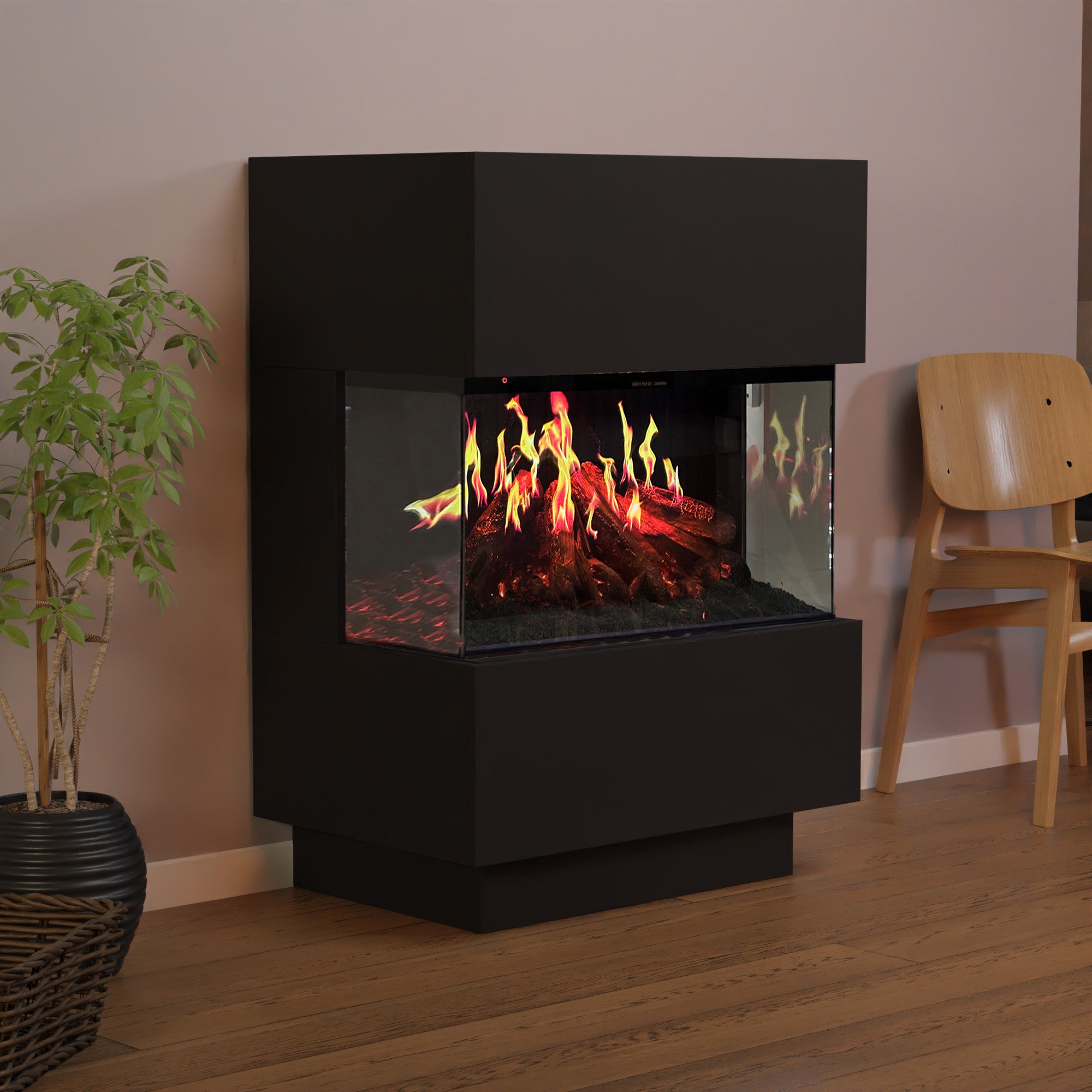 Glow Fire HG2 cheminée électrique avec feu holographique