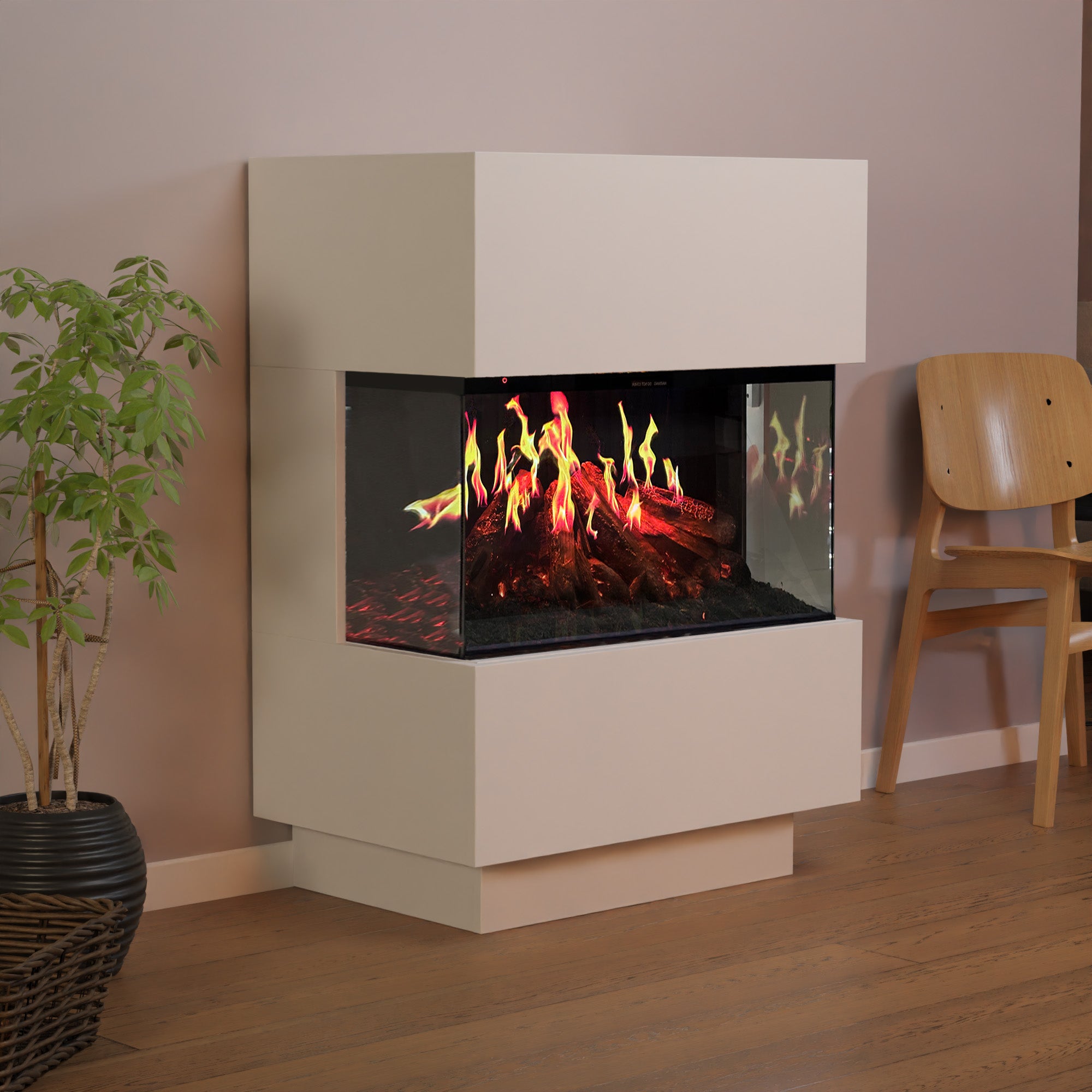 Glow Fire HG2 cheminée électrique avec feu holographique