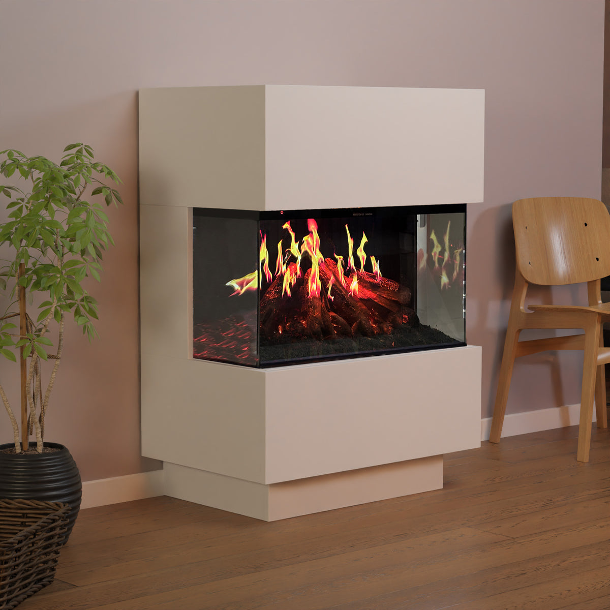Glow Fire HG2 cheminée électrique avec feu holographique