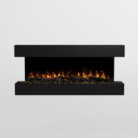 Cheminée électrique murale Clear Wall Glow Fire
