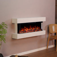 Cheminée électrique murale Clear Wall Glow Fire