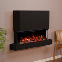 Glow Fire Clear Wall XL Cheminée électrique murale