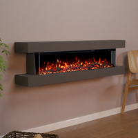 Cheminée électrique murale Clear Wall Glow Fire