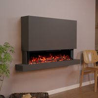 Glow Fire Clear Wall XL Cheminée électrique murale