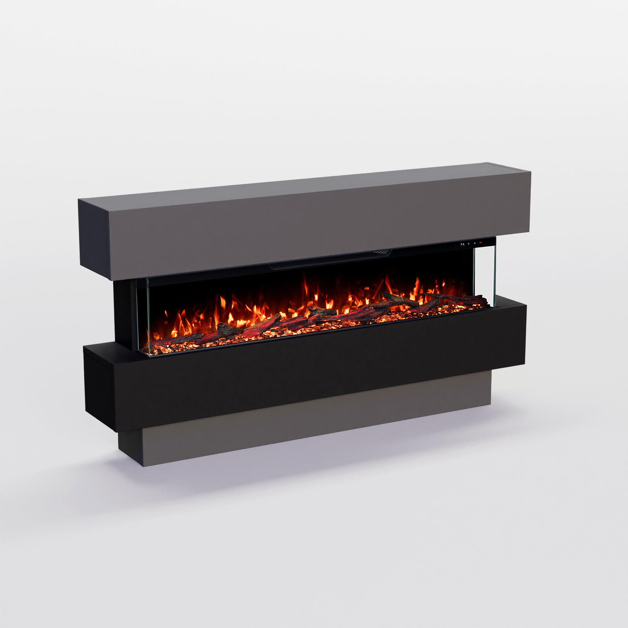 Glow Fire Clear Standkamin Elektrokamin