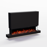 Glow Fire Clear Wall XL Cheminée électrique murale