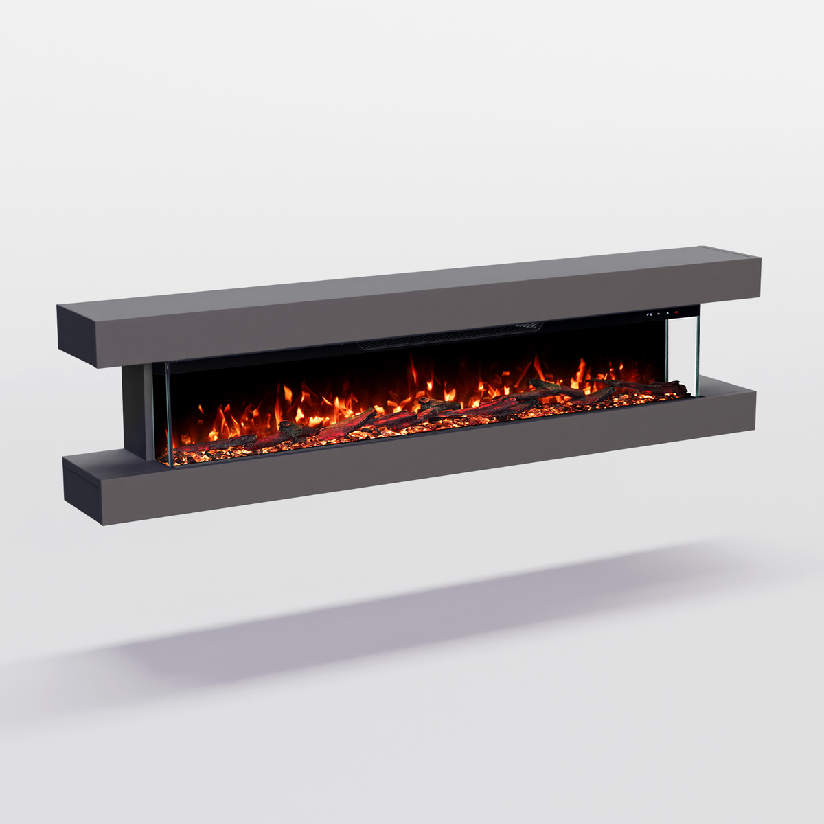 Cheminée électrique murale Clear Wall Glow Fire