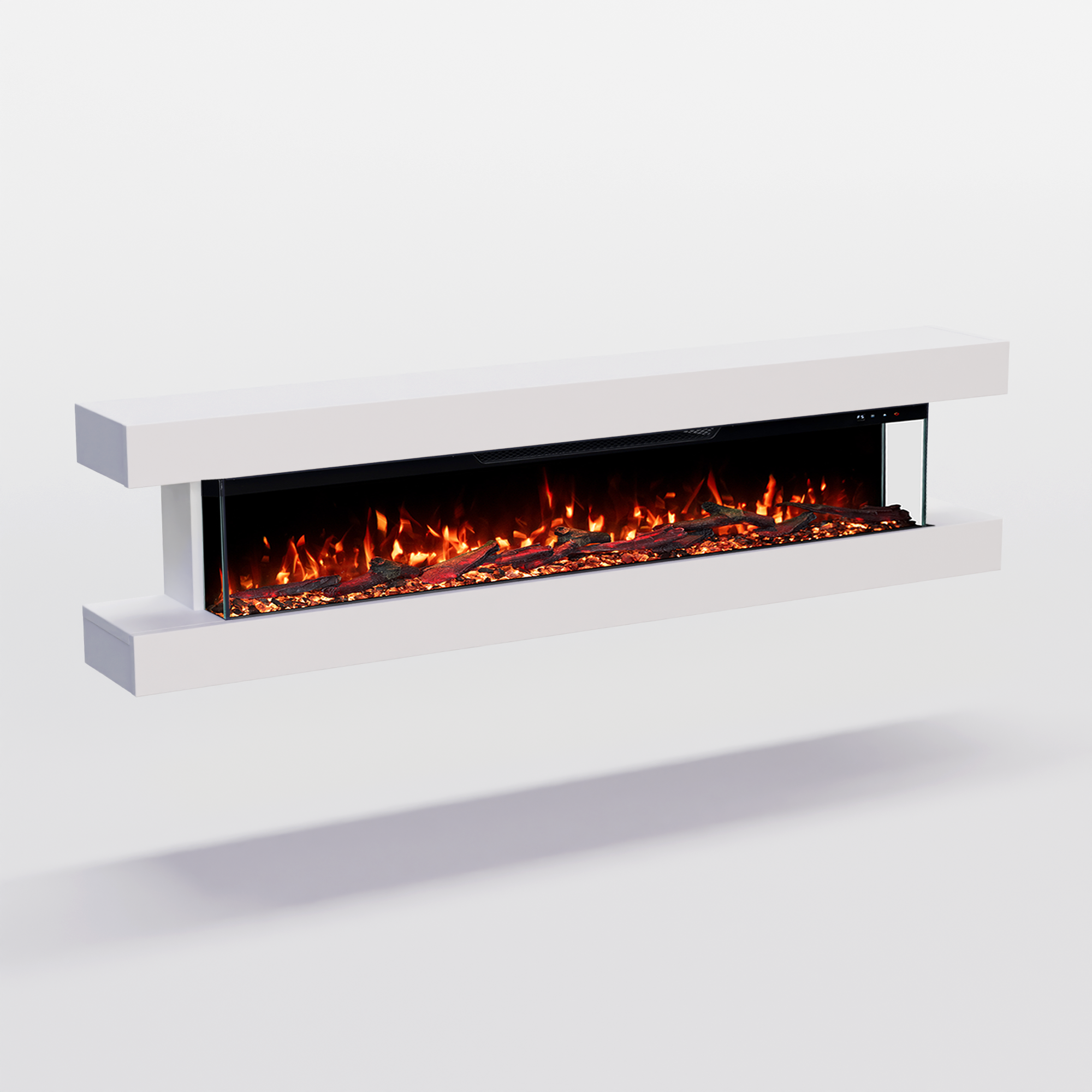 Glow Fire Clear Wall Elektrokamin