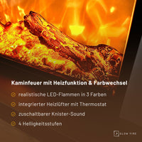 Glow Fire Europa Oak Elektrokamin