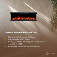 Insert de cheminée électrique Glow Fire