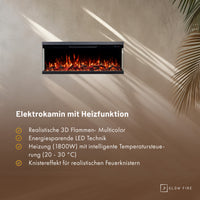 Insert de cheminée électrique Glow Fire
