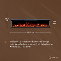 Insert de cheminée électrique Glow Fire