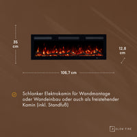Cheminée électrique Glow Fire Inside 127