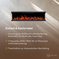Insert de cheminée électrique Glow Fire