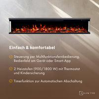 Insert de cheminée électrique Glow Fire