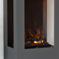 Glow Fire Böll Grau Elektrokamin mit Wasserdampf